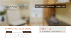 Desktop Screenshot of drdial.com